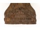 Tent sculpture carved crucifix foliage 17th