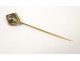 Hairpin gold tie Enamels of Limoges 19th