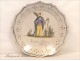 Patronymic earthenware plate Nevers 18th