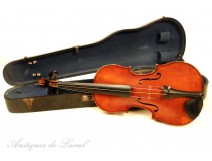 Luthier violin bow over Georges Appeared Stradivarius 1932