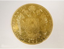 Solid gold coin Austria Hungar Bohem Gal 1915