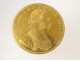Solid gold coin Austria Hungar Bohem Gal 1915