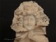 Alabaster bust sculpture girl Cipriani Art Nouveau 19th