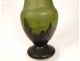 Large Vase Daum Nancy glass paste, 66 cm, Art Nouveau, nineteenth