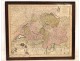 Map engraving watercolor Helevtie Nicolas Visscher 17th