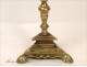 Picnic bronze candlestick candle Haute Epoque 16th