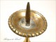 Picnic bronze candlestick candle Haute Epoque 16th