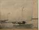 Pair of photographs Boat Regatta 20th Vannes Morbihan