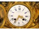 Bronze clock, Woman and Cherub, Charpentier, Louis XV, XIX