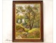 HST Painting Fontainebleau forest Bas Breau Doumenq 20th