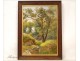 HST Painting Fontainebleau forest Bas Breau Doumenq 20th