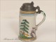 Nevers faience pitcher 19th character