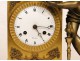 Gilt bronze clock in Love Shells, Empire, XIX