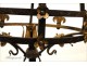 Wrought Iron Lamp Fleurs de Lys 20th