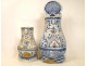 2 Fontaines de Nevers faience Shells Flowers Foliage 18th