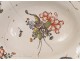 Shaving dish earthenware Auxerre Carnation Flowers Insect 18th