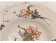 Shaving dish earthenware Auxerre Carnation Flowers Insect 18th