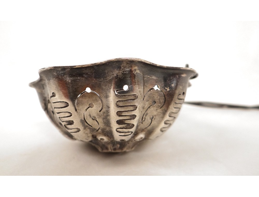 ANCIEN SERVICE A thé ou café art nouveau en métal argenté avec 2