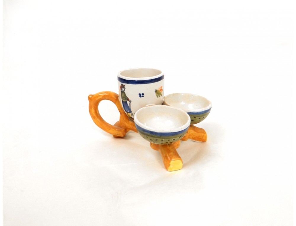 Salière Et Poivrière Fast Food - Design Moutarde Et Hot-dog, Céramique Peinte à La Main, Cadeau Déco