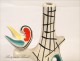 Ceramic lamp base Vallauris R.Capron 20th