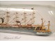 Bottle model sailing ship masts 5 19th Diorama