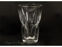 Cut crystal vase St. Louis Camaret 20th 1950