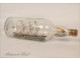 Model sailboat masts bottle 4 Diorama 19th