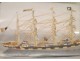 Model sailboat masts bottle 4 Diorama 19th