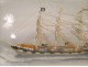 Model sailboat masts bottle 4 Diorama 19th