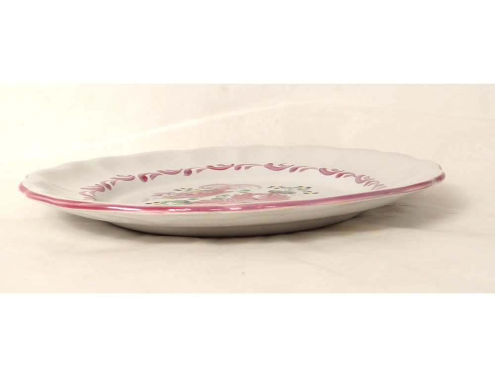 Assiette Porcelaine Ludwigsburg Fleurs Époque 18ème