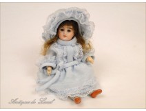 Old doll dress lace 19th