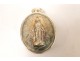Reliquary oval, silver, dedicated to Saint Montfort, with a portrait of the Virgin Mary, XIX