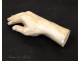 Plaster sculpture hand study 20th