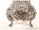 Solid silver Dutch ewer, Netherlands, bird masks, 192.46g, 19th century