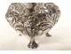 Solid silver Dutch ewer, Netherlands, bird masks, 192.46g, 19th century