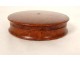 Round snuffbox with amboyna burl and tortoiseshell decoration, Max Descaves collection, 1848, 19th century