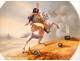 Paris porcelain dish Gericault 19th Hussar Horse
