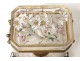 Box Bohemia enamelled glass jewelry box crystal Moser edelweiss XIX