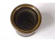 Binocular lorgnette of gilded brass Napoleon III leather case nineteenth century