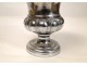 Sprinkler with sprinkler or bucket bless Baptism, silver metal nineteenth