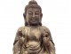 Grande sculpture bois Bouddha Amitabha 4mains Karana Mudra Dhyana Mudra 19è