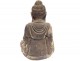Grande sculpture bois Bouddha Amitabha 4mains Karana Mudra Dhyana Mudra 19è
