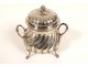 Selfish coffee service 4PC solid silver Minerva André Aucoc PB 814gr 19th century