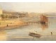HSP paysage Nord Italie lac villa pêcheurs bateaux école italienne XIXème