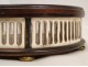 Cut mahogany, porcelain and gilt brass, signed DRGMS, nineteenth