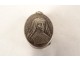 Reliquaire ovale métal argenté Sainte Marguerite Marie Alacoque XXè siècle