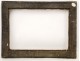 Stuccoed wood frame, Louis XV style, with leaves and shells, twentieth