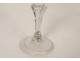 Série 7 verres à pied verre soufflé début XIXème siècle
