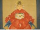 Paire peintures Chine portraits couple ancêtres dignitaire mandarin XIXème
