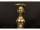 Pair of gilt bronze candlesticks 18th Executive